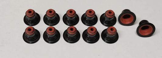 12x Valve Stem Seals for Ford B-Max/C-Max/Fiesta/Focus/Mondeo/EcoSport/Transit