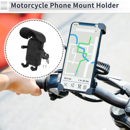 Phone Mount Holder / 4.7-7.2 in / Rearview Mirror Mount for Motorcycle