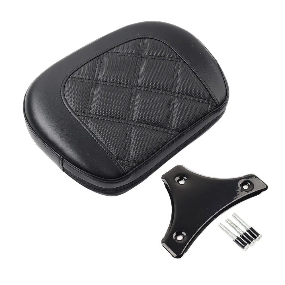 Sissy Bar Backrest Pad Kit for Harley Road King FLHR & Road Glide FLTR (2000-2023)