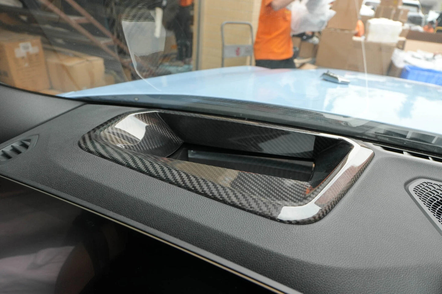 1pc Carbon Fiber Head Up Display Trim for BMW M2 M3 M4 (2022-2023)