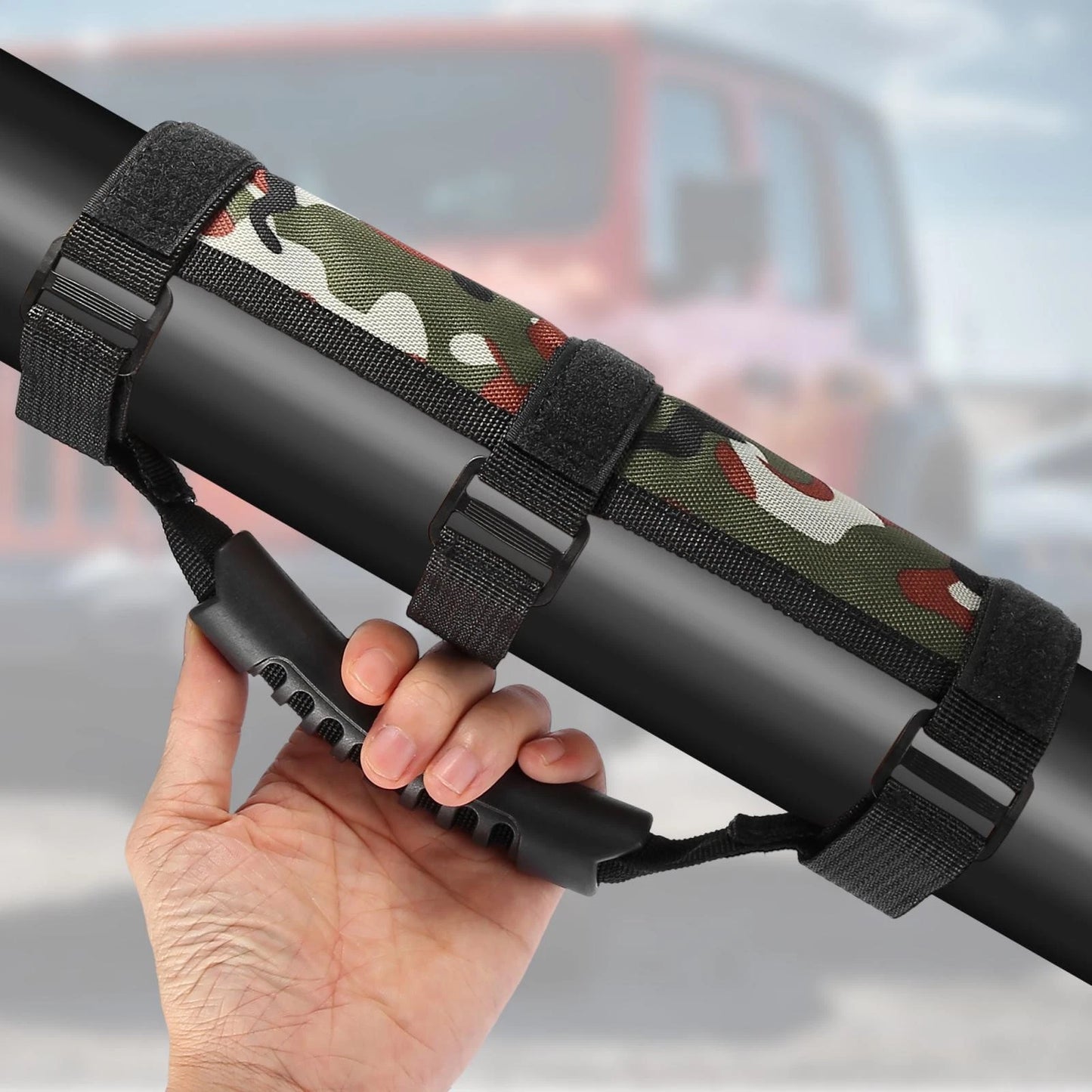 4pcs Roll Bar Grab Handles for Jeep Wrangler JL JK (2018-2023) Camouflage