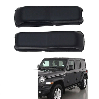 Hood Stop Bumper Windshield Rest Black for Wrangler JL Gladiator (2018-2021)