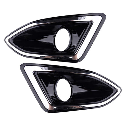 Fog Light Bezels  Left & Right for Ford Edge (2015-2018)