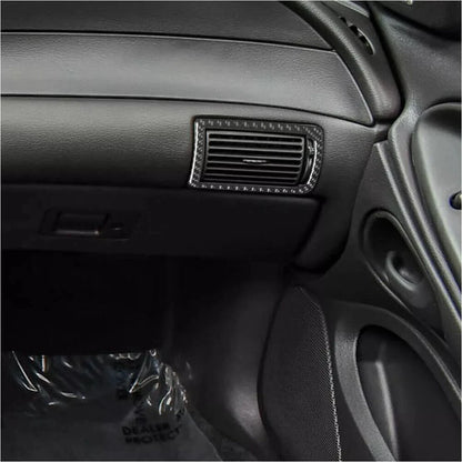 Carbon Fiber Inner Side Air Vent Outlet Cover for Ford Mustang (1996-2003)