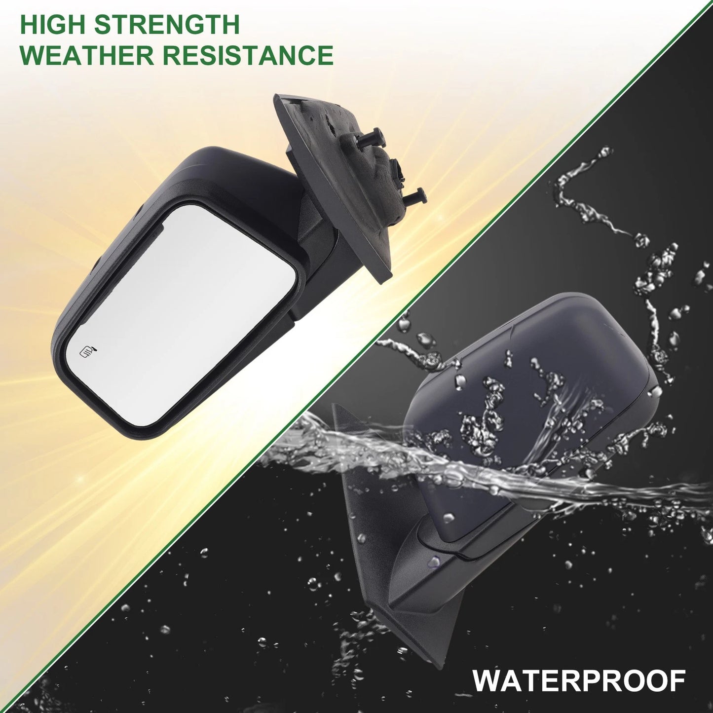 Passenger Side Door Mirror Replacement for Ford Edge 2008-2010 (6 Pins)