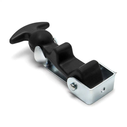 Rubber T Handle Catch Latch Set with Brackets for Car Hood Panel