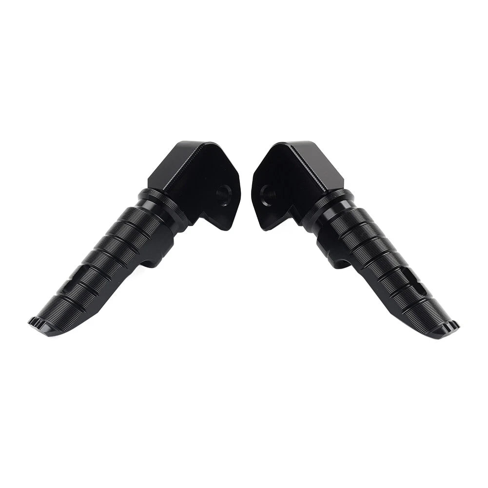 Black Rear Footrests Passenger Pegs for Honda Forza 750 (2021-2023)