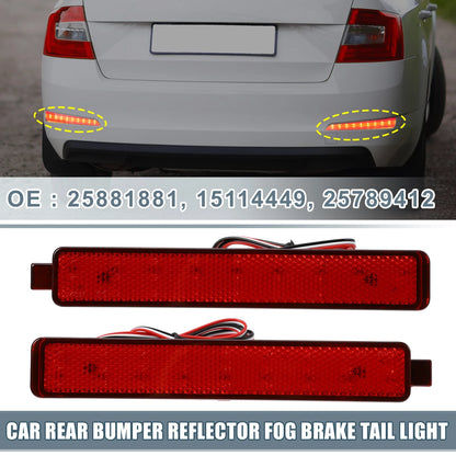 Rear Bumper Reflector LED Brake Tail Light for GMC Acadia (2007 - 2012)