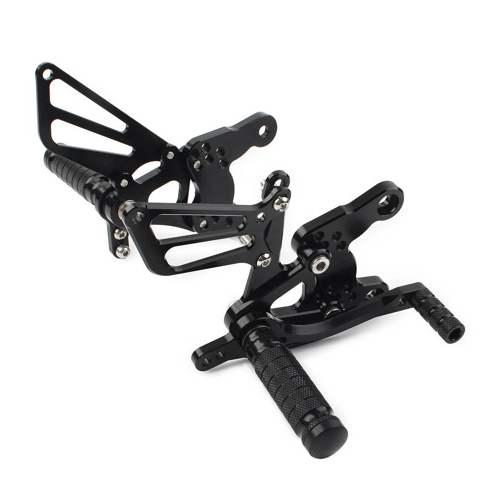 CNC Rearsets Footpegs for Honda CBR400RR NC29 1993-1999 Black