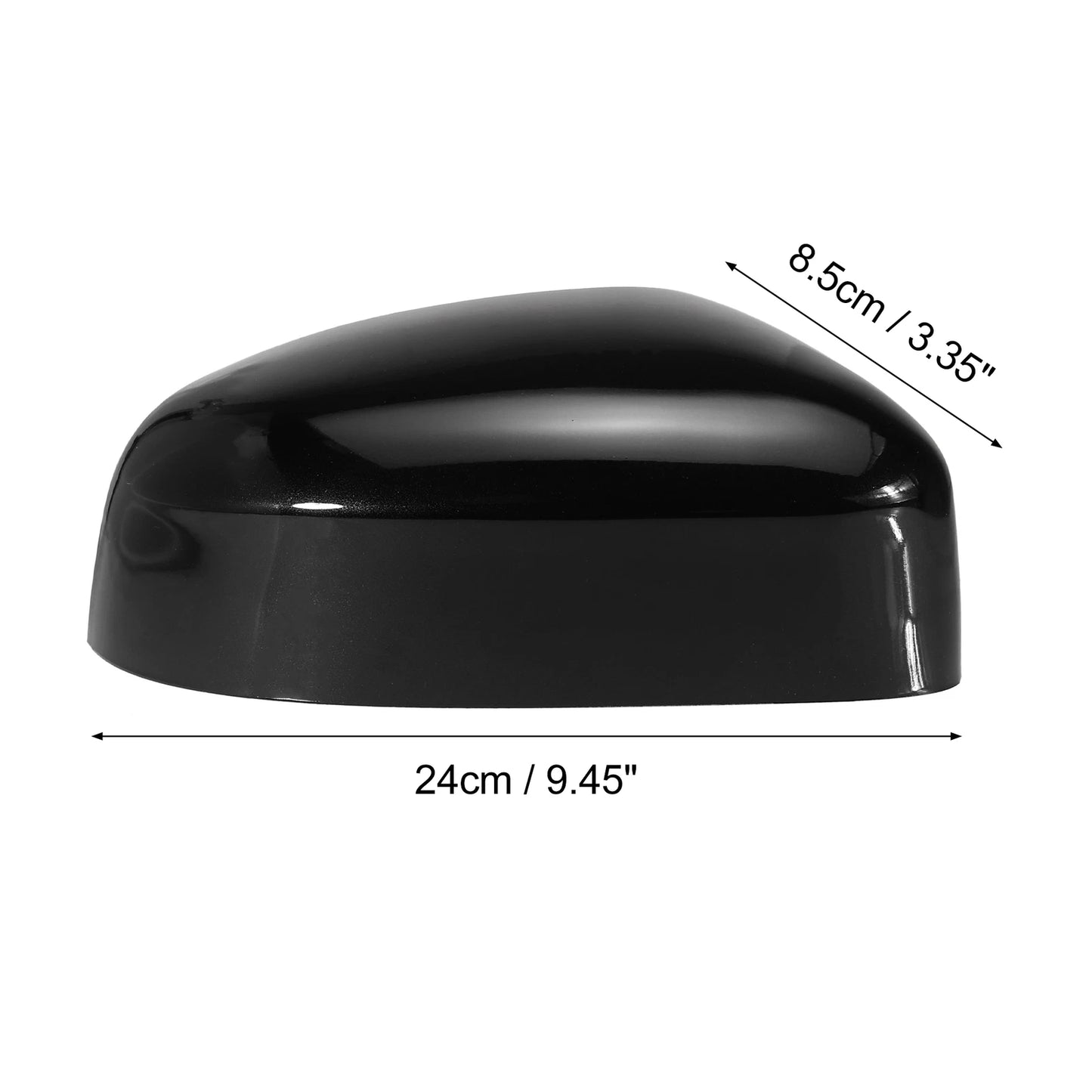 Driver Side Wing Mirror Cap Cover Black for Ford Focus (2000-2011)