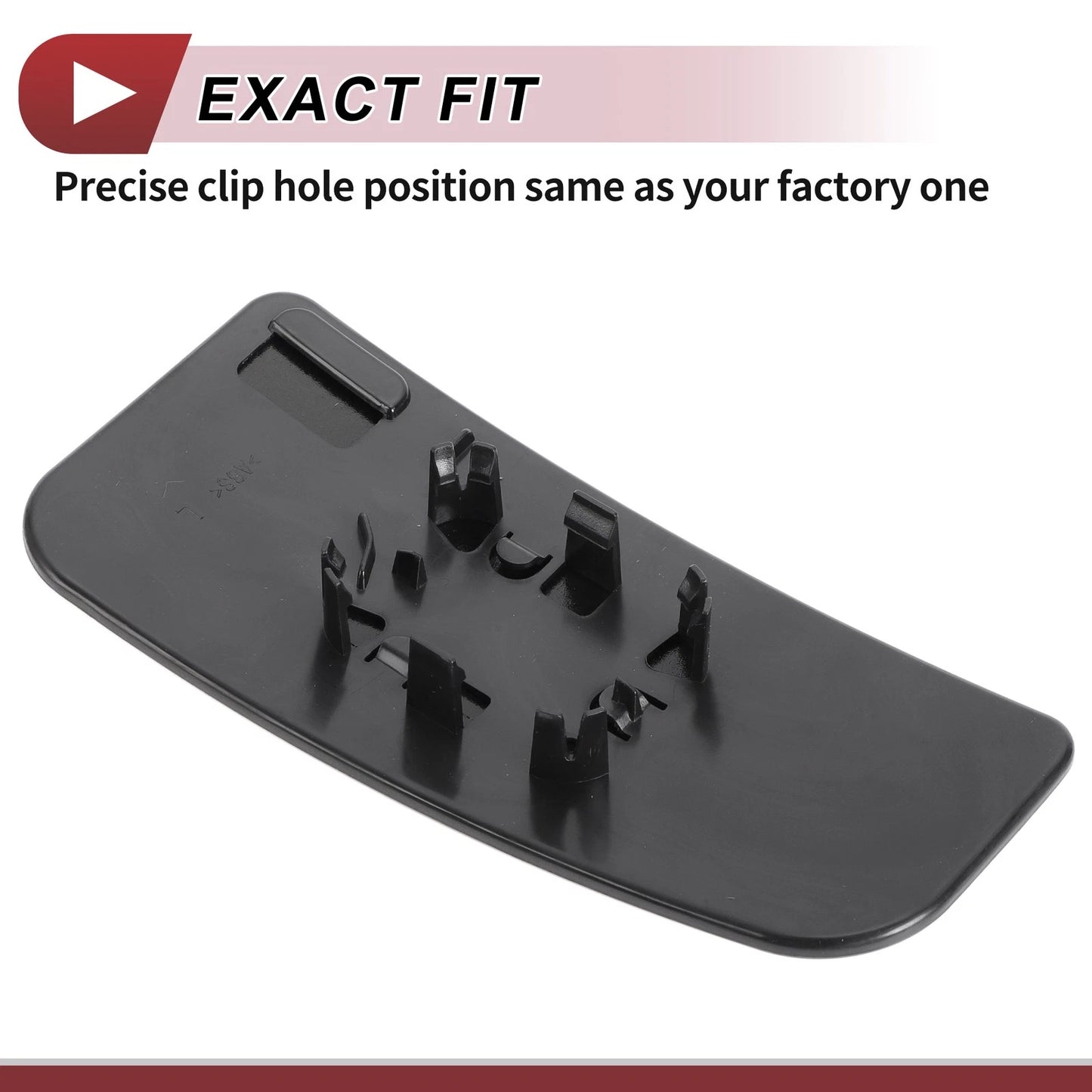 Left Driver Side Lower Mirror Glass Replacement for Ford F150 (2015-2023)