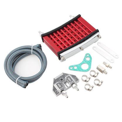 Red Oil Cooler for 125cc 140cc 150cc Dirt Pit Bike ATV Cooling Radiator