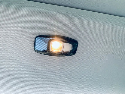 Carbon Fiber Rear Reading Light Cover Trim for Nissan Rogue (2021-2023)
