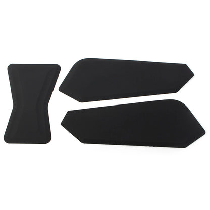 3 x Black Slip Sticker Traction Pads for BMW F750GS F850GS (2018-2023)