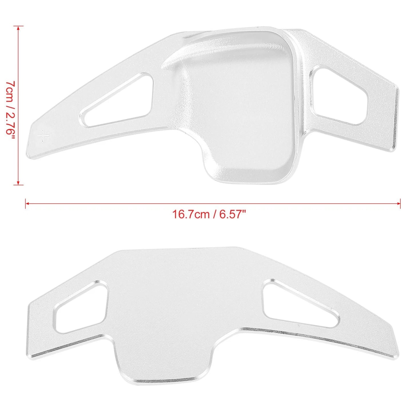 Silver Tone Steering Wheel Shift Paddle for BMW F22 F23 F30 F31 F33 F34 (2012-2020)