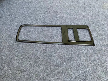 Interior Gear Shift Panel Cover for 2020-2024 Toyota Harrier Venza Black Frame