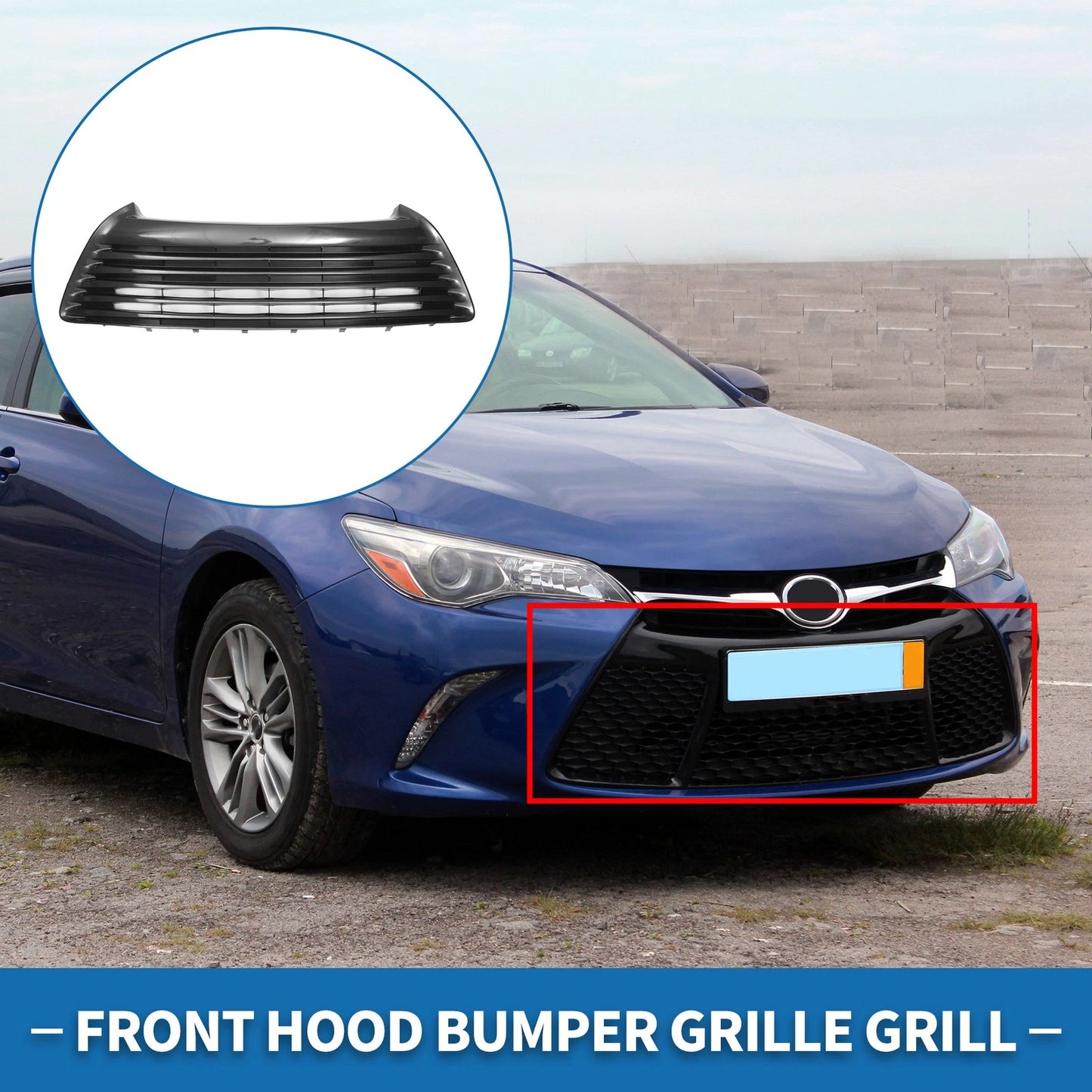 Front Hood Bumper Grille Grill for Toyota Camry (2015–2015)