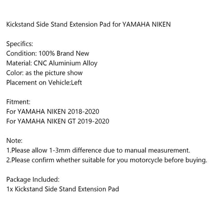 Side Stand Plate for Yamaha Niken/GT (2019-2020)