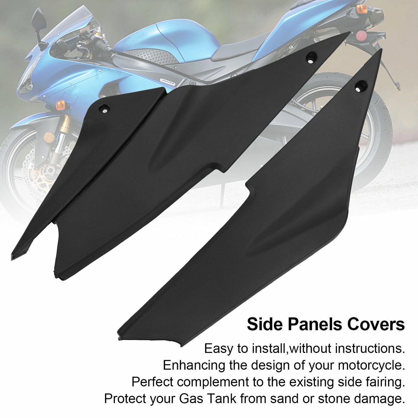 Gas Tank Side Fairing Cowl for Kawasaki ZX6 ZX6R 636 (2005)