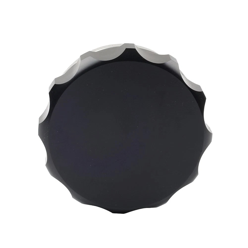 2" Black Aluminum Alloy Weld-On Filler Neck & Cap for Tank Cover
