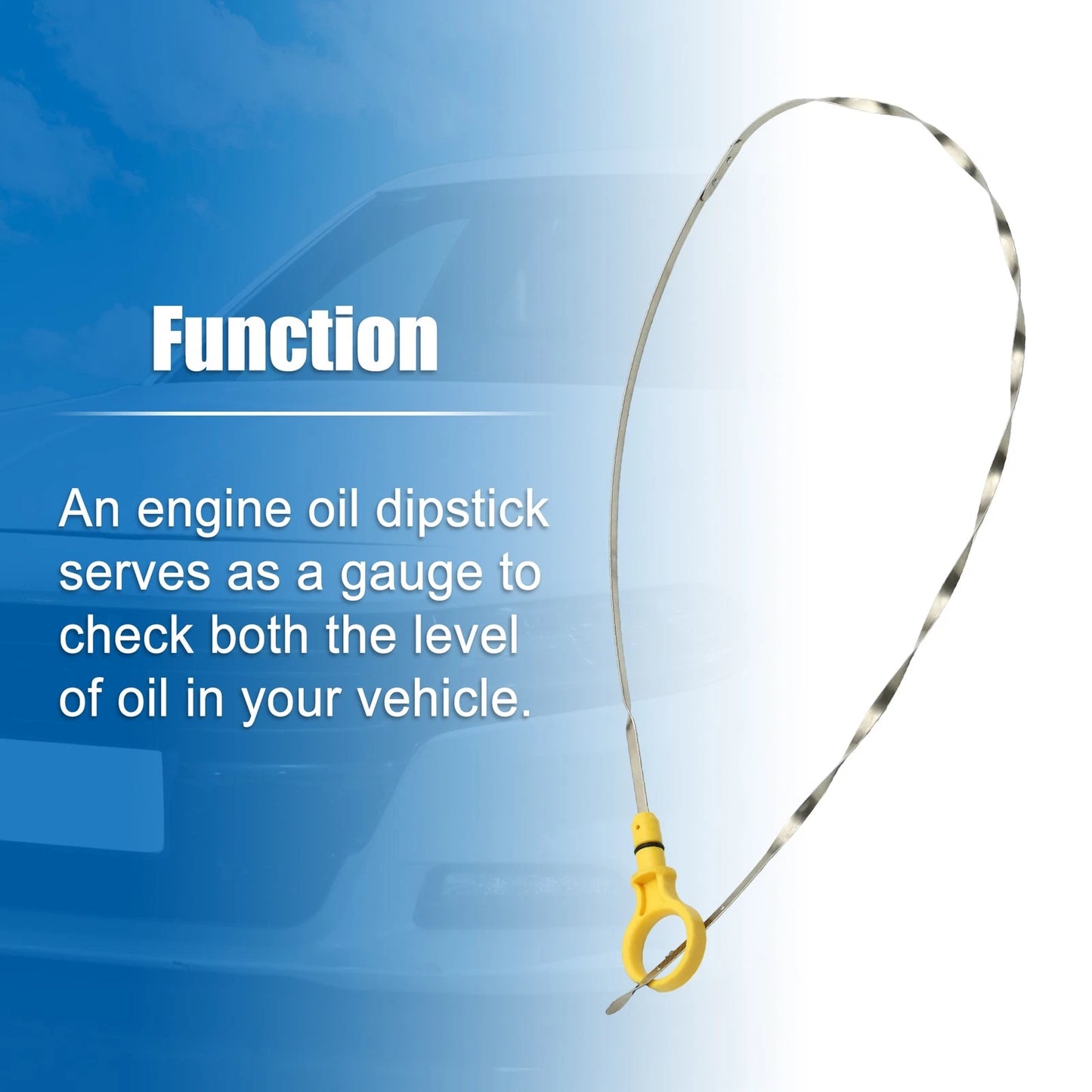 Engine Oil Fluid Level Dipstick for Ford F-150 FX2 FX4 Lariat Platinum (2004-2023)