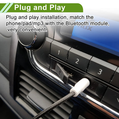 Stereo Radio Bluetooth AUX Adapter Cable for Honda Goldwing GL1800 (2001-2010)