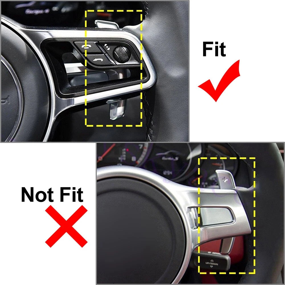 Steering Wheel Paddle Shifter Extensions for Porsche 911 718 Panamera Macan