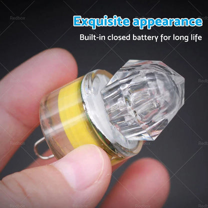 LED Flash Fishing Light for Deep Drop Underwater Squid Strobe Bait Lure