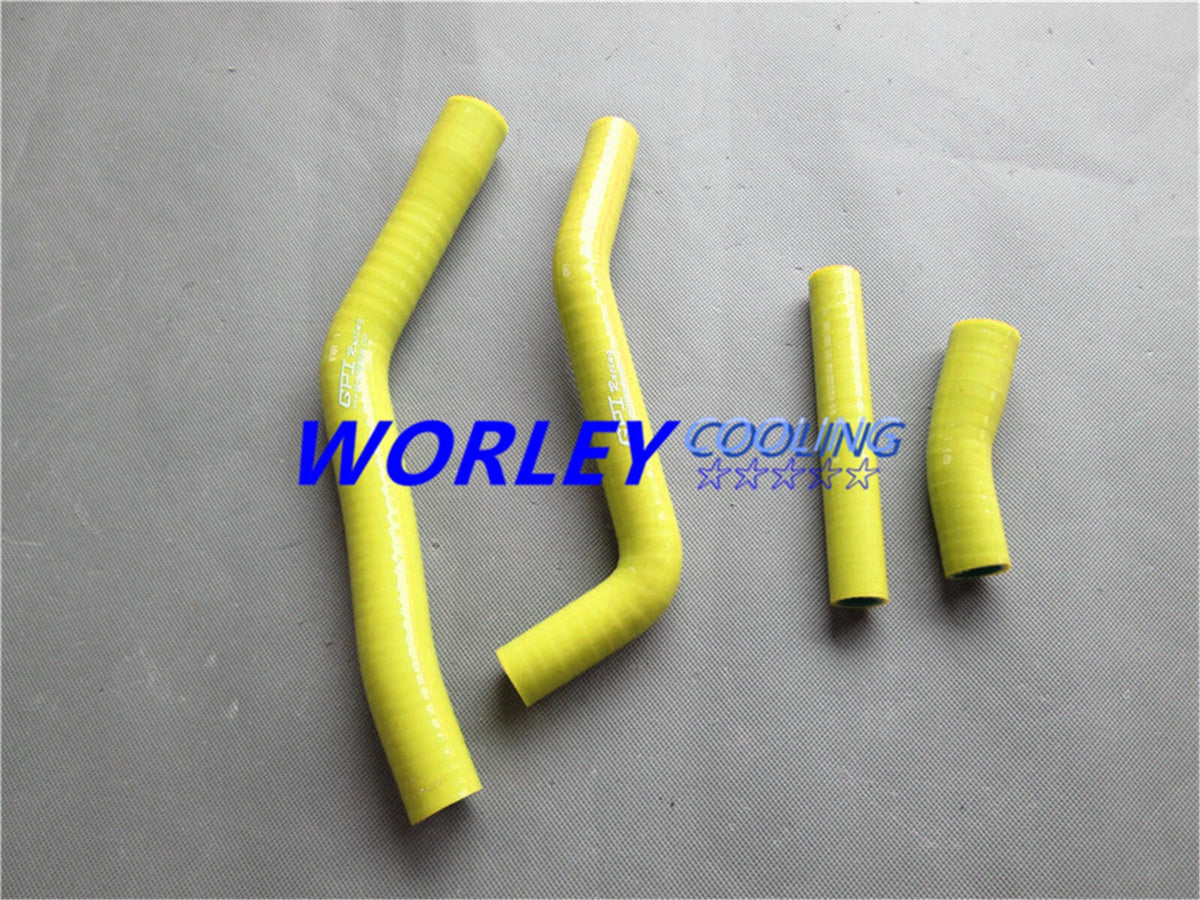 Silicone Radiator Hose for Yamaha YZF450 YZ450F (2010-2013) Yellow