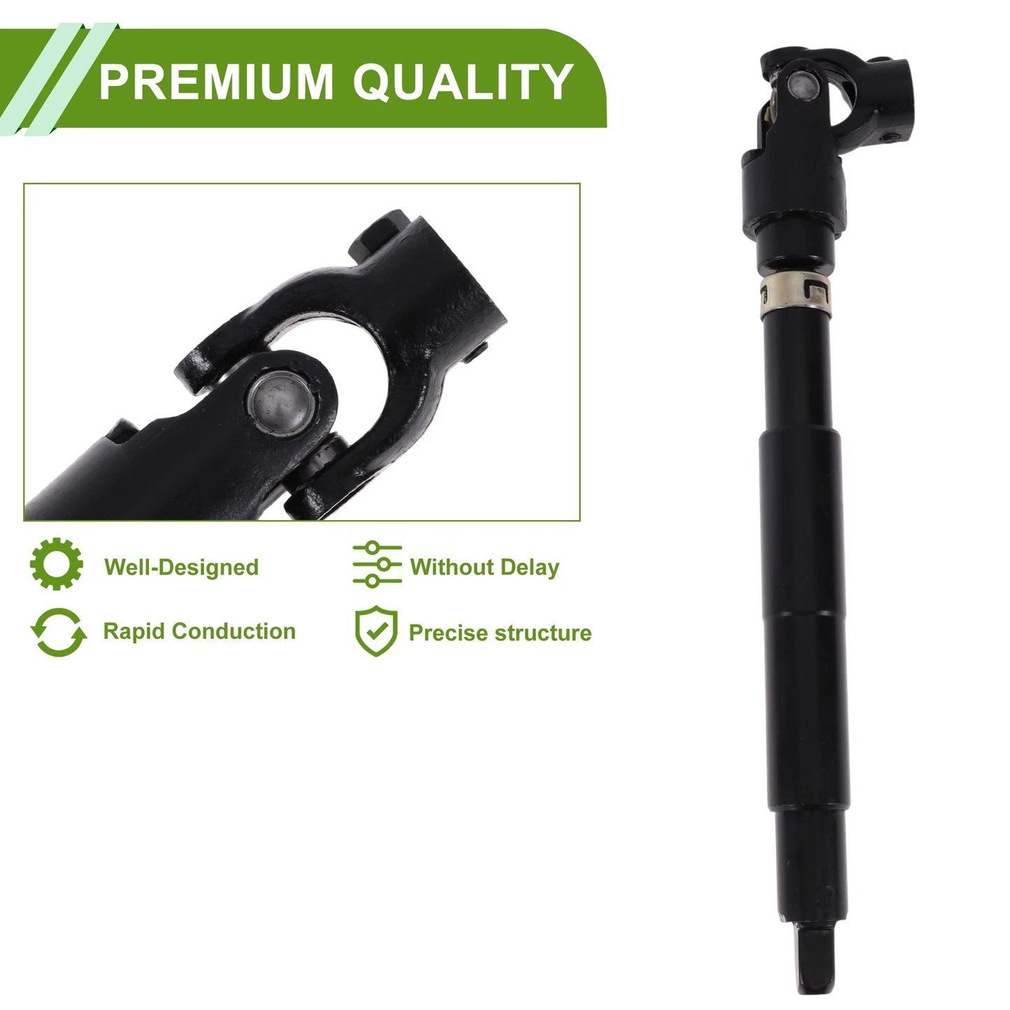 Steering Column Shaft for Ford E-150 Econoline (2008) - Metal 1 x Piece