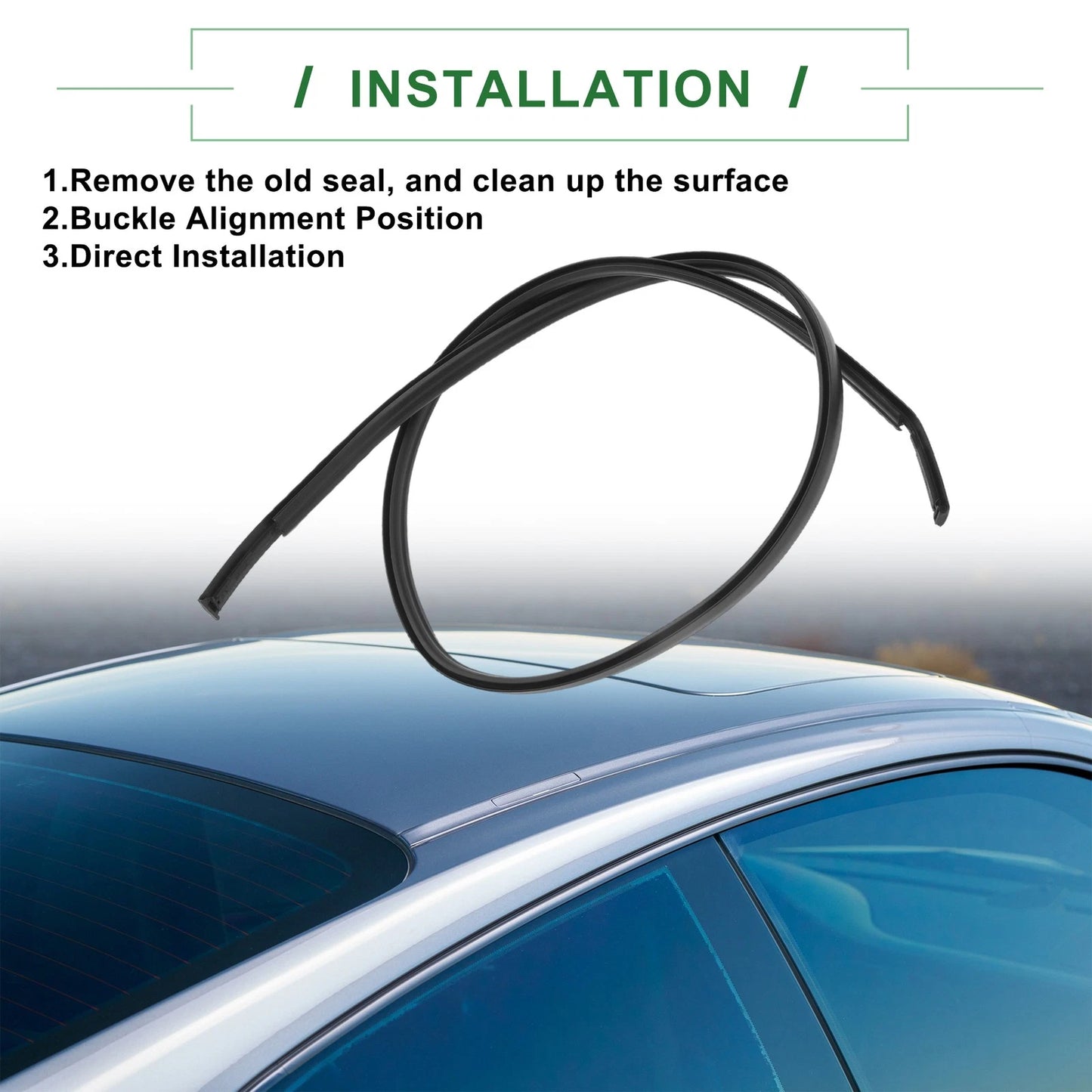 Right Side Roof Sealing Strip Sunroof Trim for Toyota Camry (2012-2017)