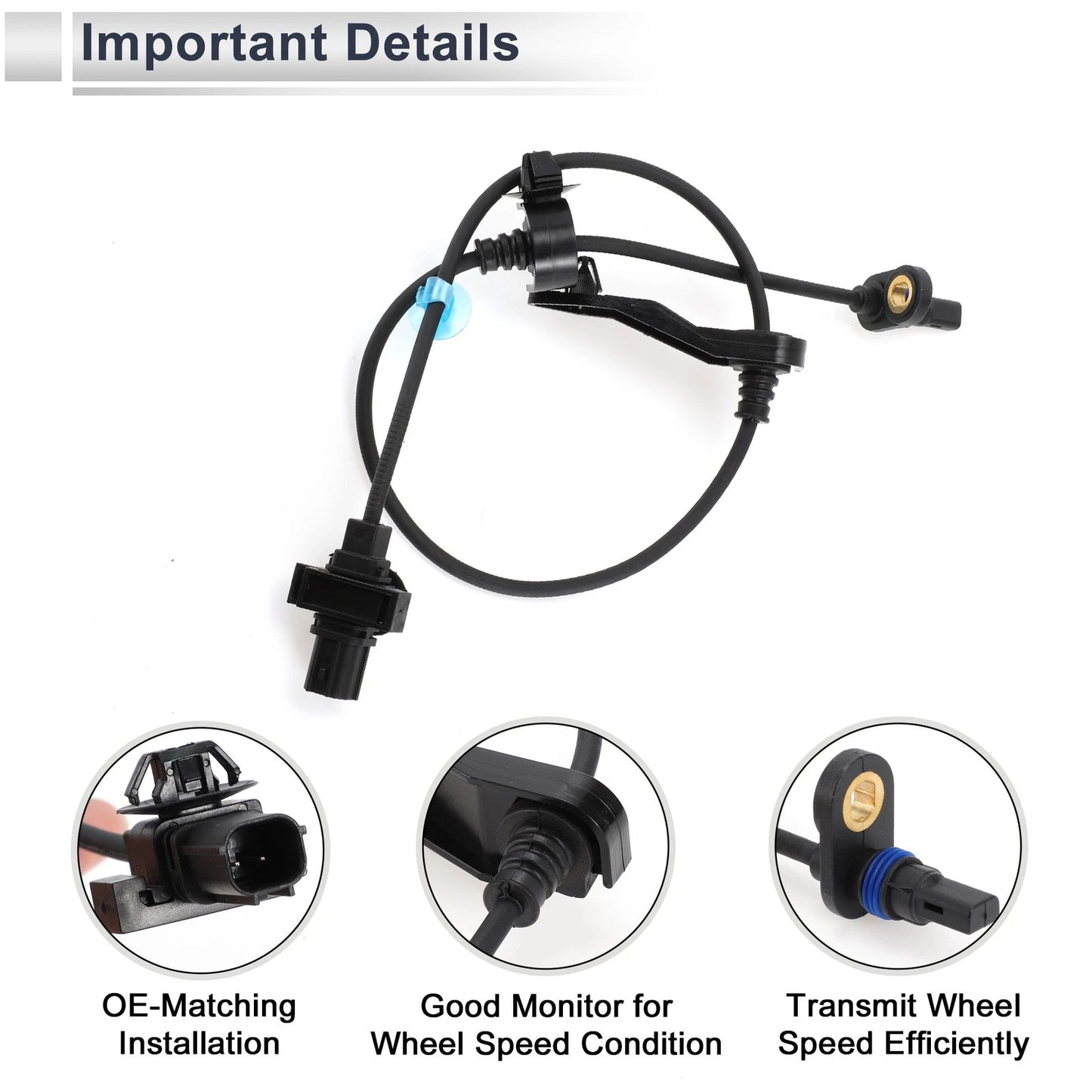 ABS Wheel Speed Sensor for Honda Civic (2009-2011) Rear Right