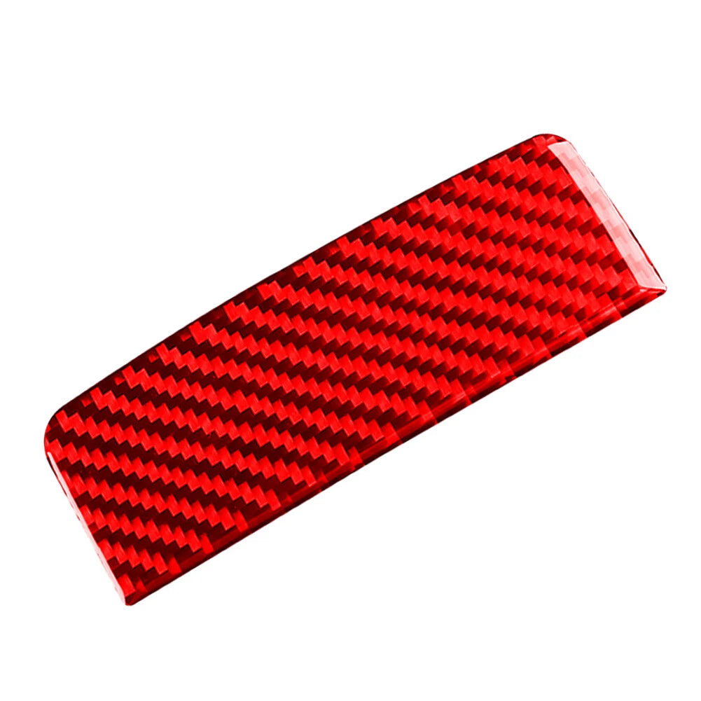 Carbon Fiber Red Rear Console Panel Cover Trim for Subaru WRX STI (2015-2021)