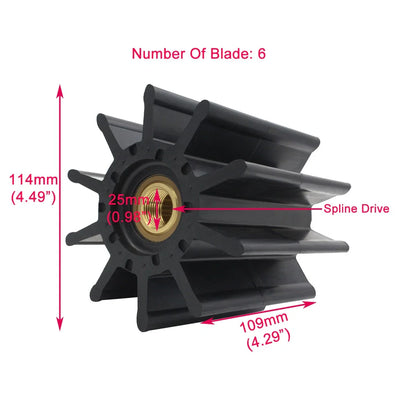Water Pump Impeller for Caterpillar CAT 3412/C32 Marine Engine