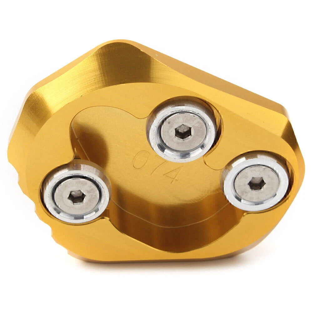 Gold Kickstand Side Stand Plate Extension Pad for YAMAHA YZF-R6 (2017-2018)