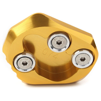 Gold Kickstand Side Stand Plate Extension Pad for YAMAHA YZF-R6 (2017-2018)