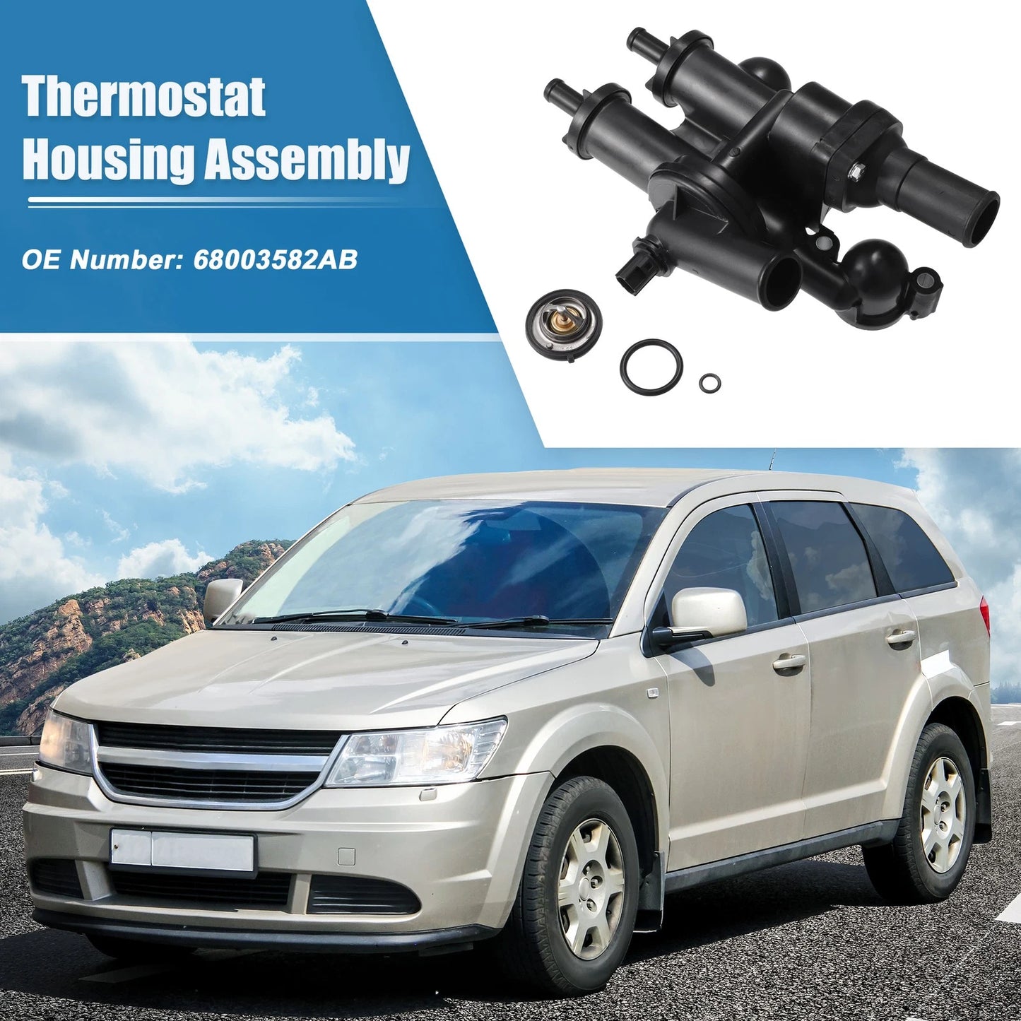 Engine Thermostat Housing for Dodge Journey (2009-2020)