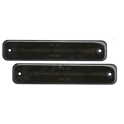4 x Smoke Lens Front & Rear Side Marker Lights for Hummer H2 (2003-2009)