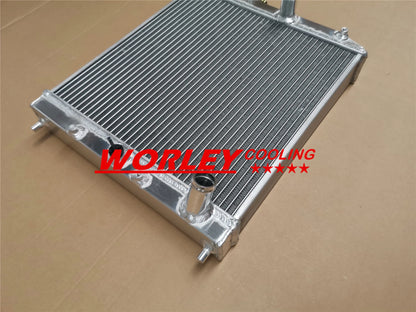 4ROW Radiator + Windshield + Fan for Honda Civic EK EG D15 D16 (1992-2000)