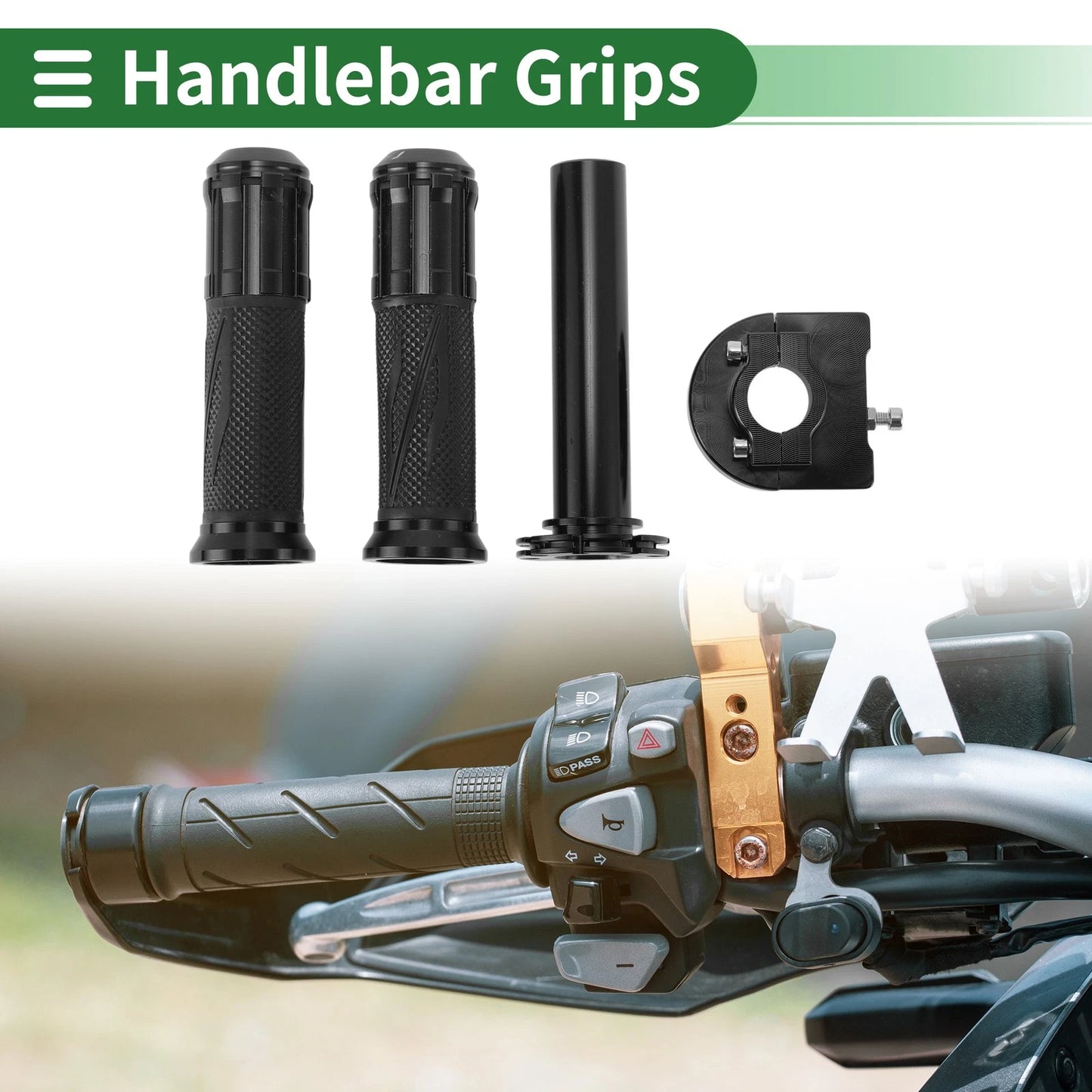 Hand Grips / 7/8" 22mm / Rhombus Pattern