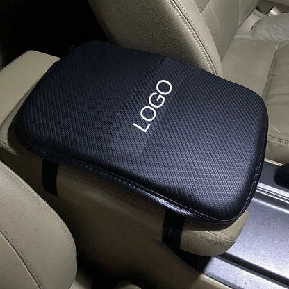 NISMO Carbon Fiber Center Console Armrest Cushion Mat Pad Cover for JDM Cars