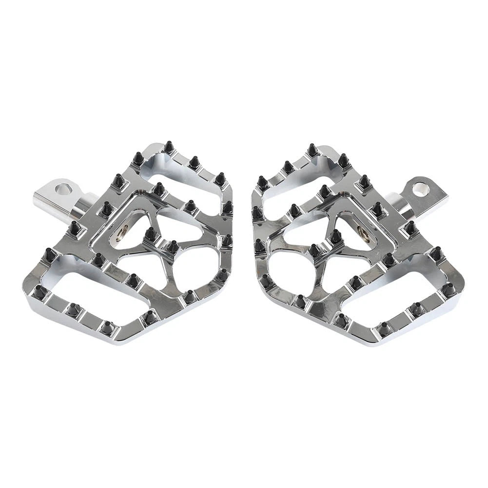 Wide Foot Pegs MX Style Floorboard for Harley Touring Softail Dyna