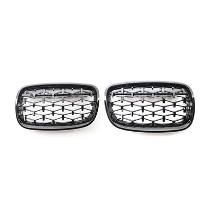 Diamond Grille Front Bumper Kidney for BMW X5 E70, X6 E71 (2007-2013)