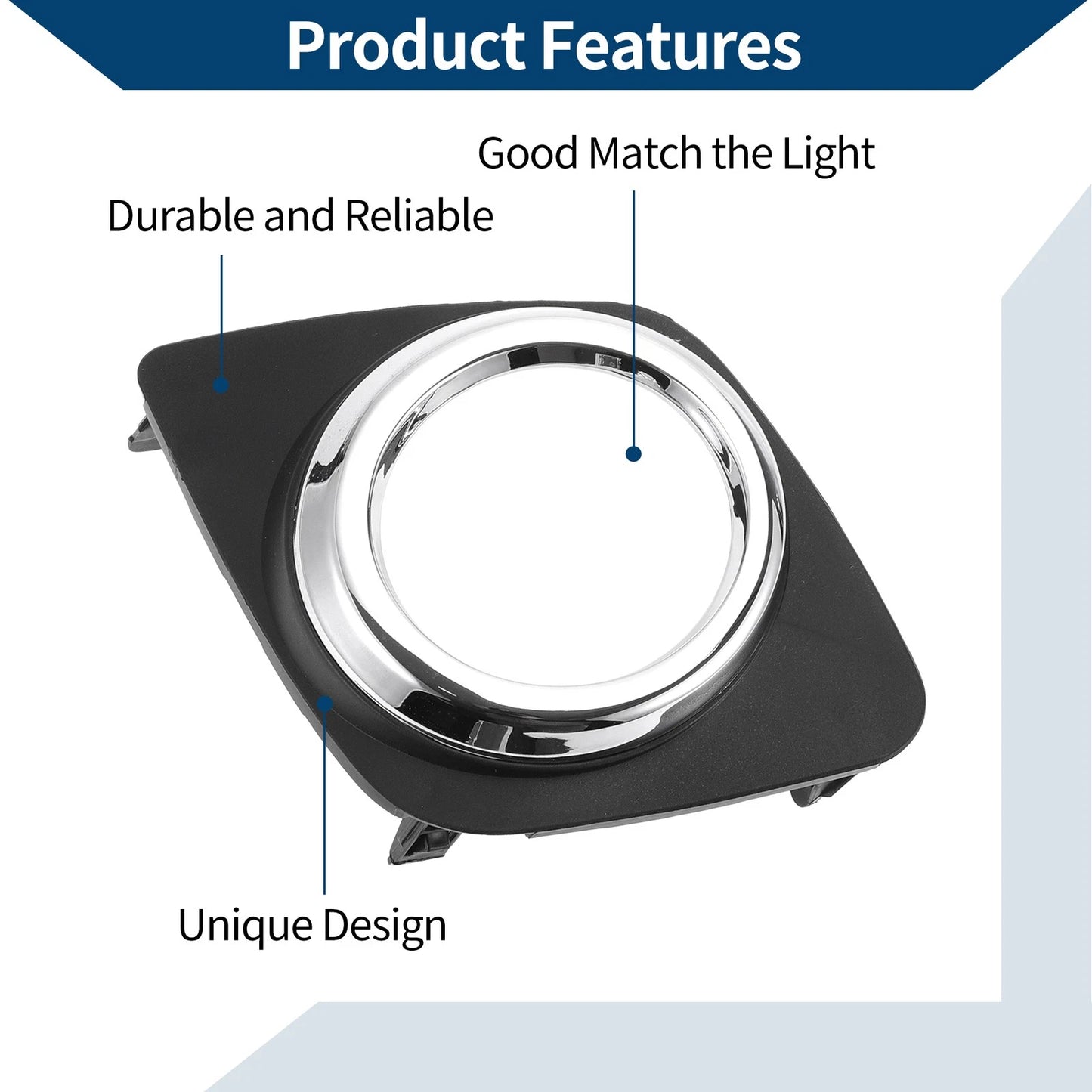 Front Right Fog Light Grill for Toyota RAV4 (2009-2012)