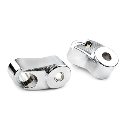 Chrome Short Front Turn Signal Mounts 39mm 49mm for Harley Sportster FXR
