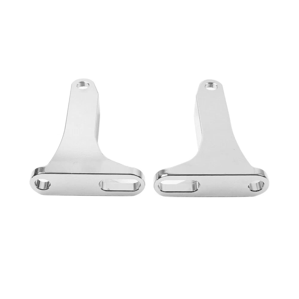 Chrome Extended Passenger Foot Peg Kit for Harley Touring Road Street Glide (2014-2023)
