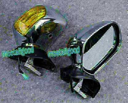 Left Right Mirror for HONDA GL1800 Goldwing (2001-2011) Silver Metallic