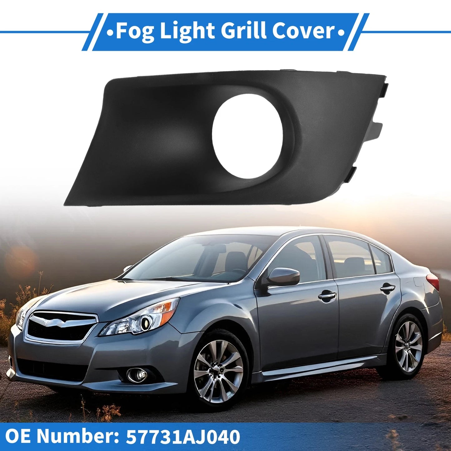 Front Right Fog Light Grill for Subaru Legacy (2010-2014)