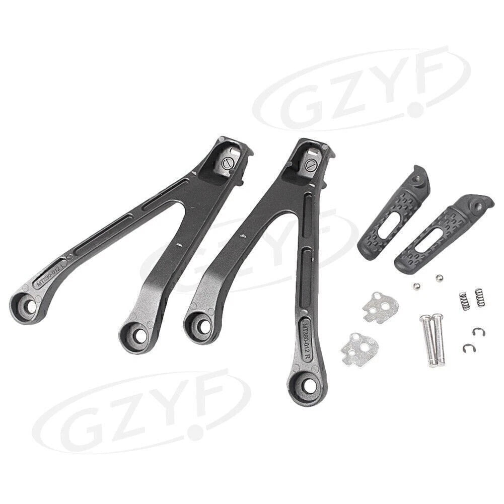 Rear Passenger Foot Pegs for Honda CBR1000RR (2008-2011) - Black
