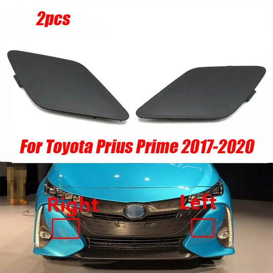 2 x Front RH&LH Tow Hook Eye Cap Cover for Toyota Prius Prime (2017–2020)
